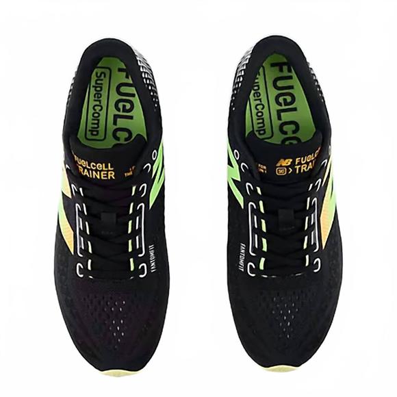 NEW NEW BALANCE men's fuelcell supercomp trainer v3 running shoes in black with - Picture 4 of 5
